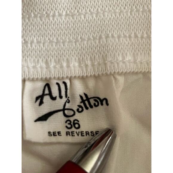 All Cotton Boxers White with Candy Canes Size 36 L NWOT - Picture 5 of 6